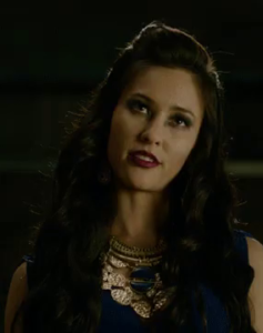 The top and red skirt with Jovani, Camille Belcourt (Kaitlyn Leeb) in  Shadowhunters S01E13