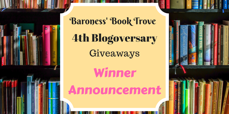 2018 4th Blogoversary Giveaway Winners