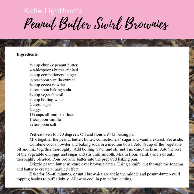 Peanut Butter Swirl Brownies Recipe
