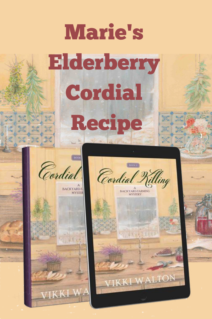 Marie's Elderberry Cordial Recipe FI
