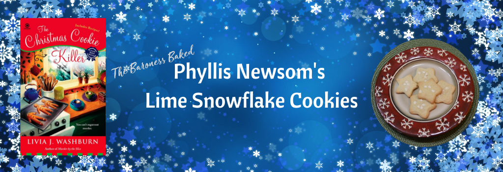 Phyllis Newsom's Lime Snowflake Cookies Header