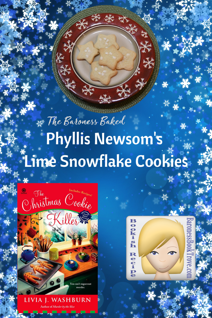 Phyllis Newsom's Lime Snowflake Cookies Pin