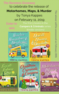 Giveaway of Campers and Criminals Series by Tonya Kappes