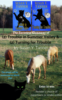Giveaway of Trouble in Summer Valley and Turning for Trouble