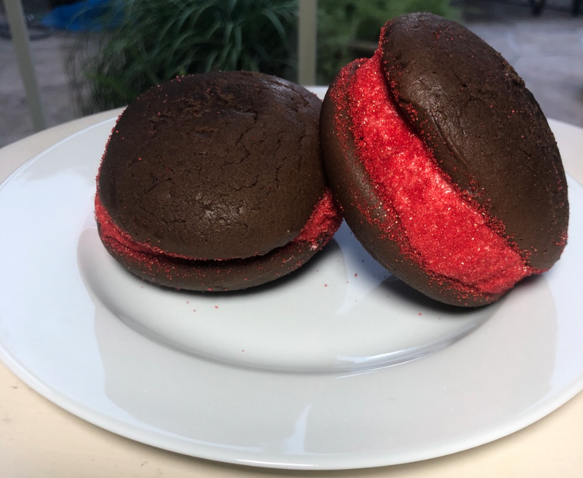 Serena’s “Vampire Blood” Whoopie Pies