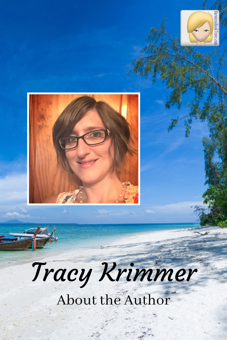 Tracy Krimmer`About the Author Pin