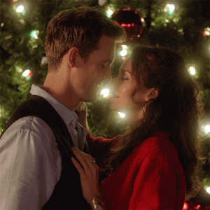 A Christmas Wish kiss giphy