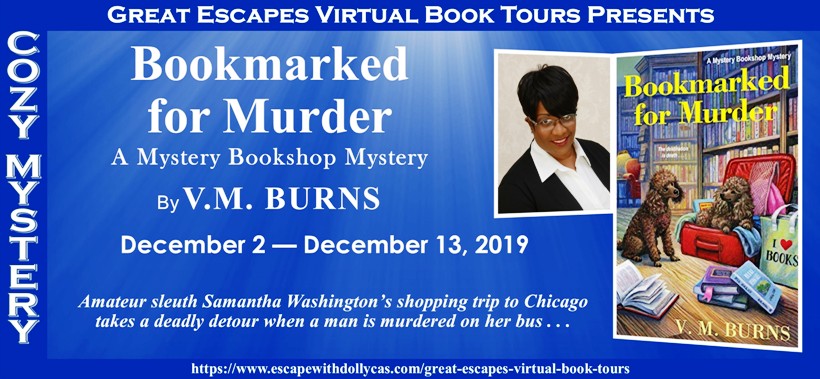 Bookmarked for Murder by V.M. Burns