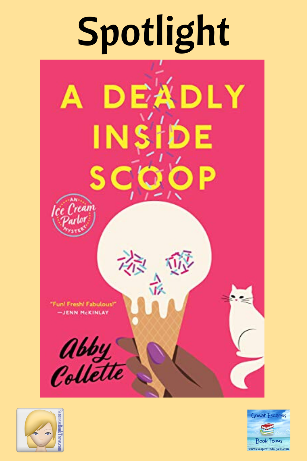 A Deadly Inside Scoop by Abby Collette ~ Spotlight
