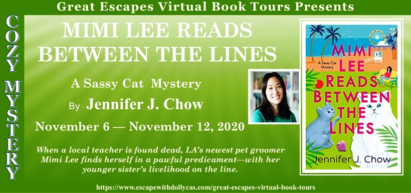 Mimi Lee Reads Between the Lines by Jennifer J. Chow ~ Spotlight
