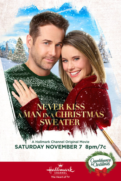 Never Kiss a Man in a Christmas Sweater Poster 2020
