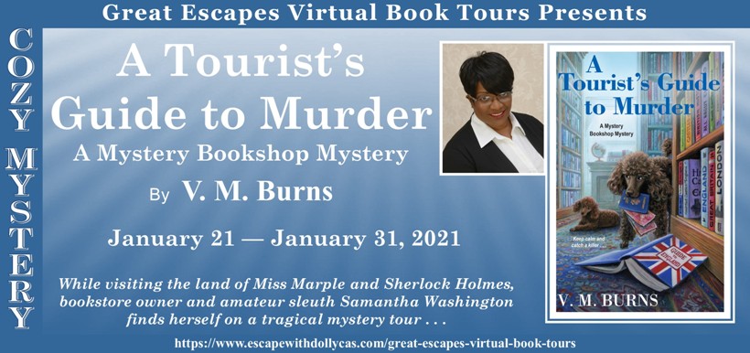 A Tourist's Guide to Murder by VM Burns ~ Spotlight