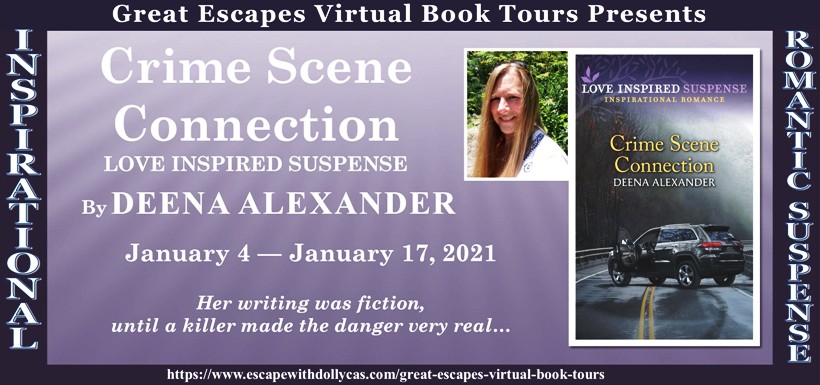 Crime Scene Connection by Deena Alexander ~ Character Interview