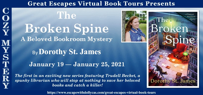 The Broken Spine by Dorothy St James ~ Character Interview