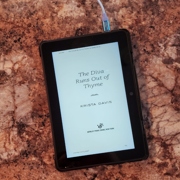 the diva runs out of thyme by krista davis