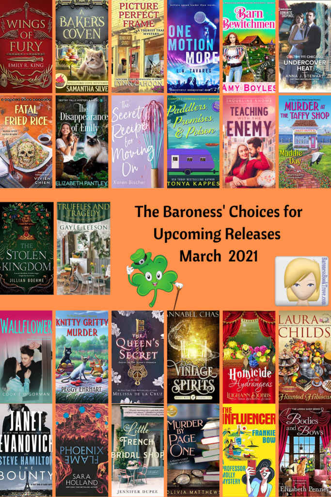 Upcoming Releases for March 2021 - Baroness' Book Trove