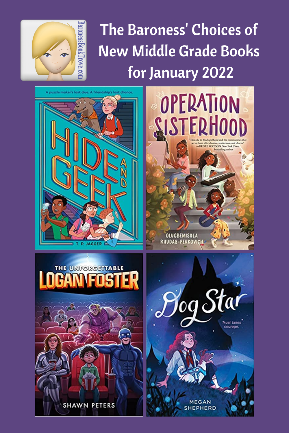 New Middle Grade Books for January 2022