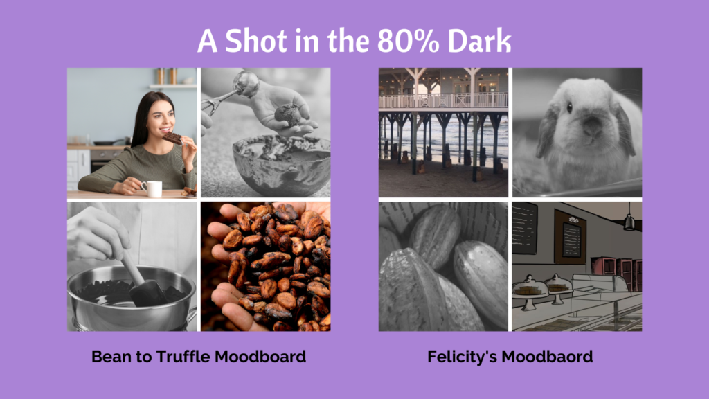A Shot in the 80% Dark Moodboards