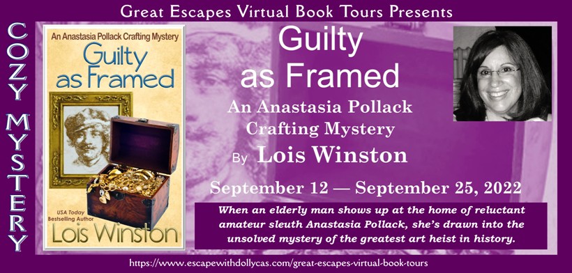 Guilty as Framed by Lois Winston ~ Character Interview