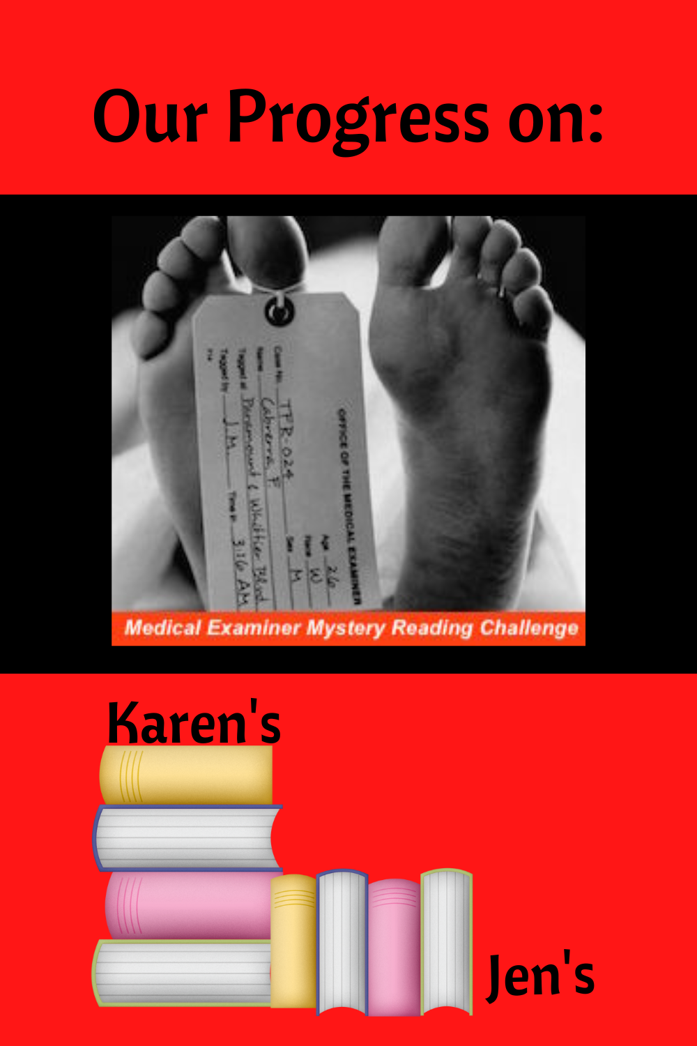 2023 Medical Examiner's Mystery Reading Challenge