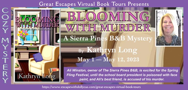 Blooming with Murder by Kathryn Long ~ Spotlight