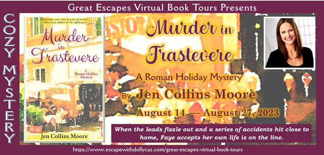 Murder in Trastevere by Jen Collins Moore ~ Character Interview