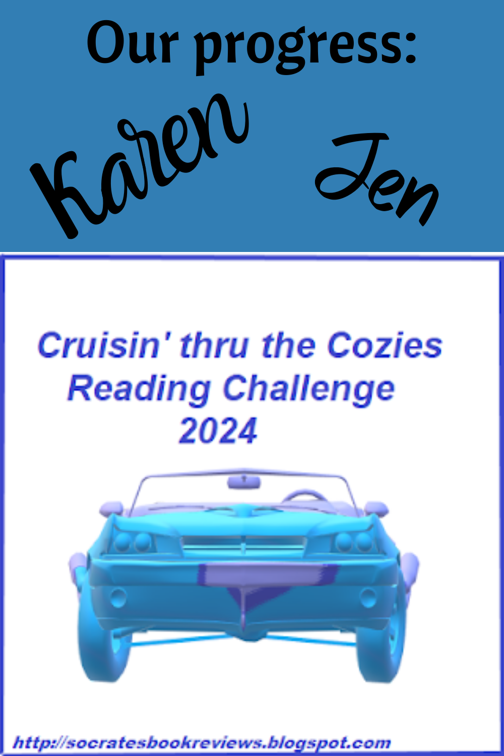2024 Cruising the Cozies Reading Challenge Tracking