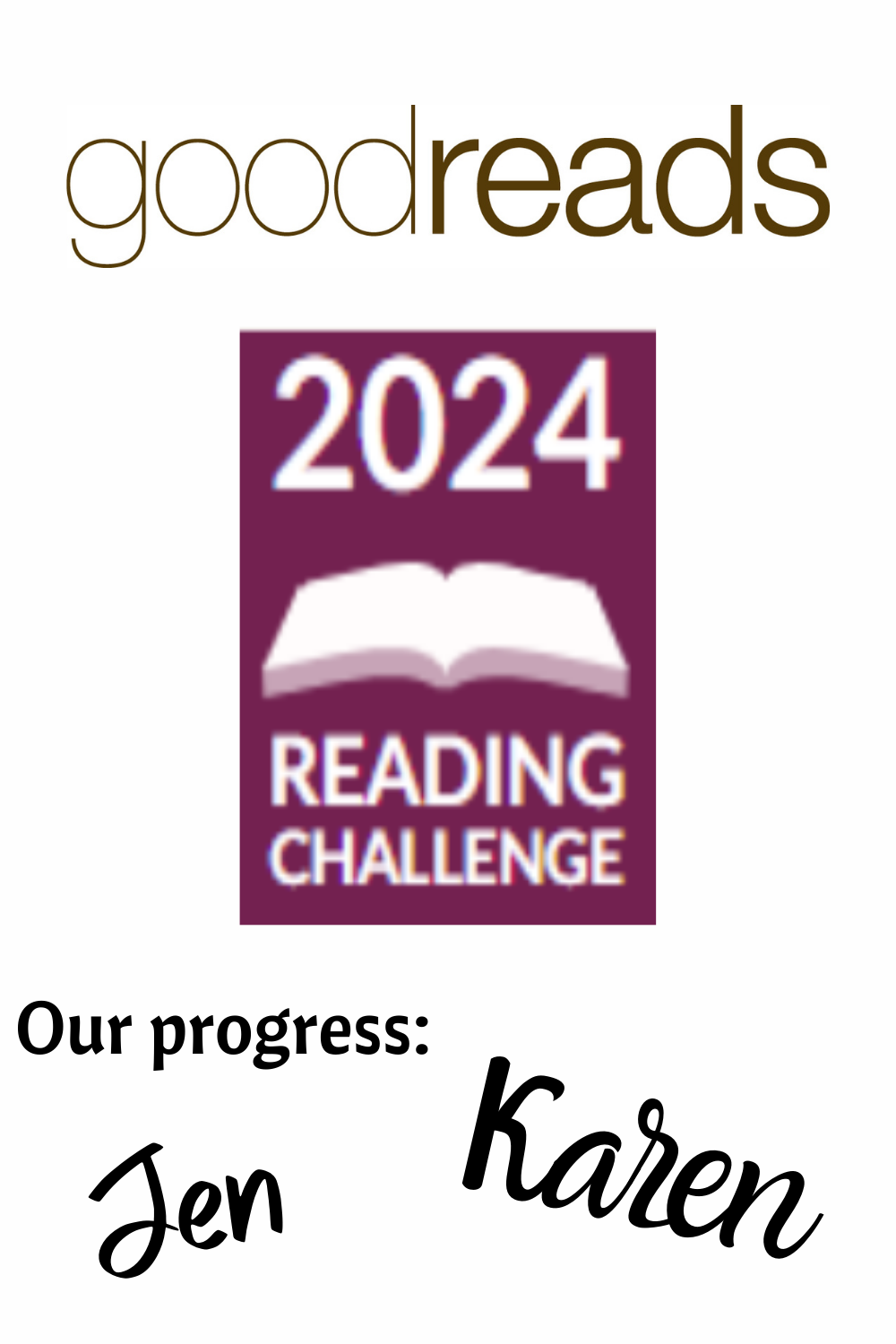 2024 Goodreads Reading Challenge Baroness' Book Trove