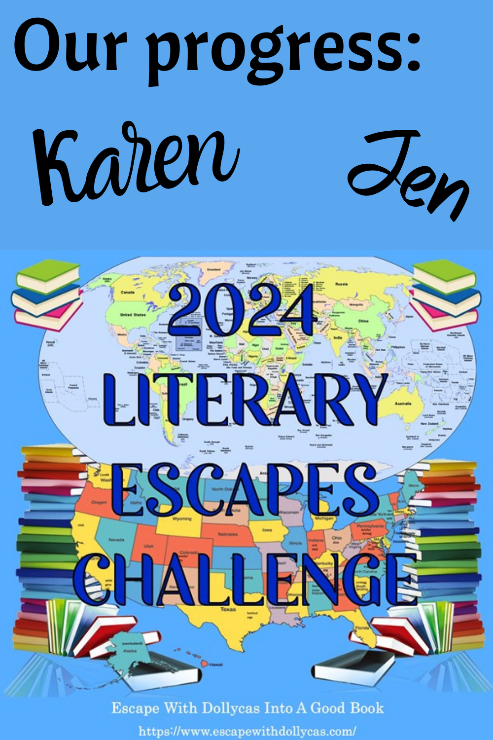 2024 Literary Escapes Reading Challenge Baroness' Book Trove