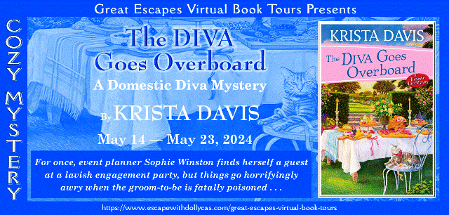 (1) Print Copy - The Diva Goes Overboard by Krista Davis (U.S. Only)