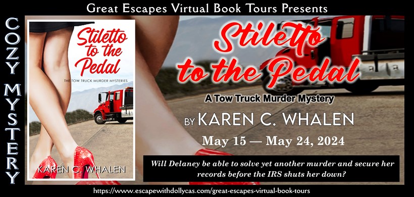 2 Digital Copies of the book Stiletto to the Pedal (The Tow Truck Murder Mysteries) by Karen C. Whalen