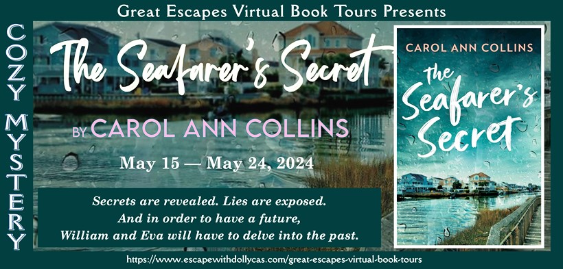 2 Print copies of The Seafarer’s Secret by Carol Ann Collins (US only) and 2 ePub of The Seafarer’s Secret by Carol Ann Collins (International)