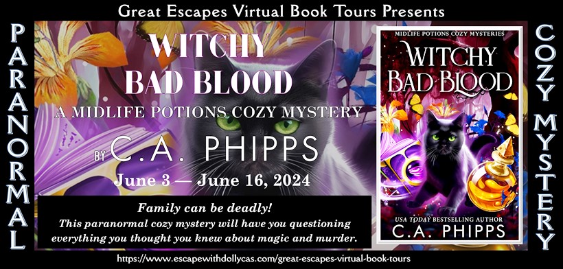 Witchy Bad Blood by C.A. Phipps ~ Spotlight