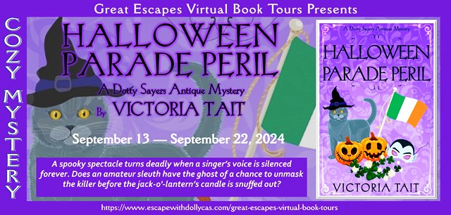 🎊 WIN an ebook or paperback copy 📗 of Halloween Parade Peril (dependent on location), AND a $20 Amazon voucher.