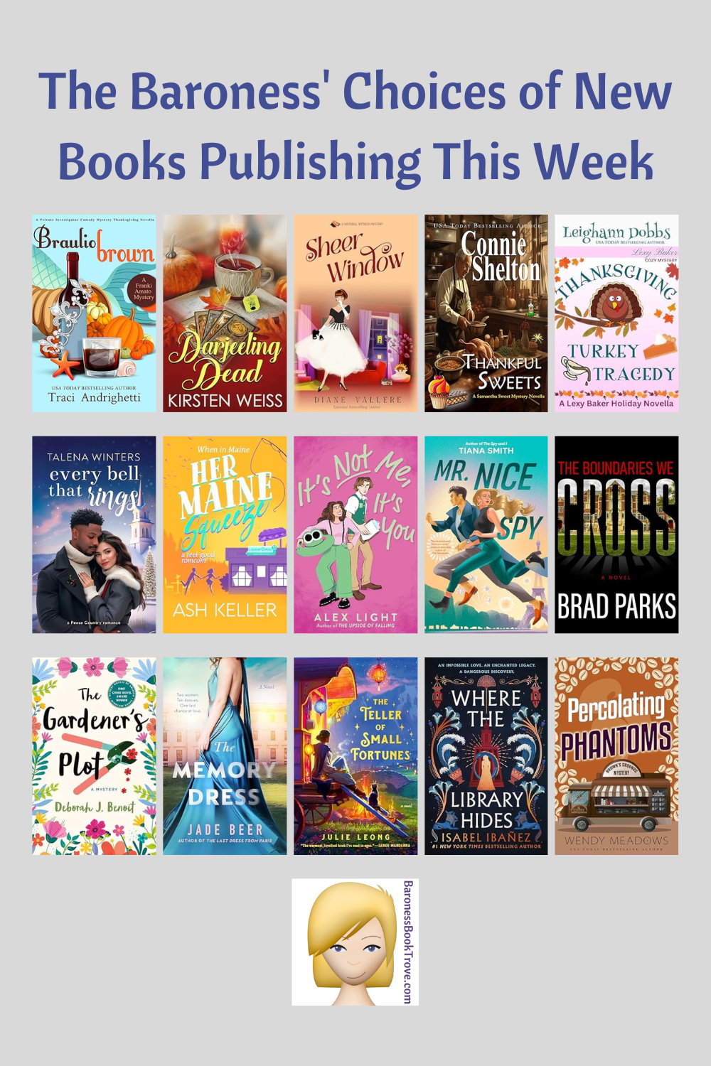 New Books Publishing Week 45 of 2024