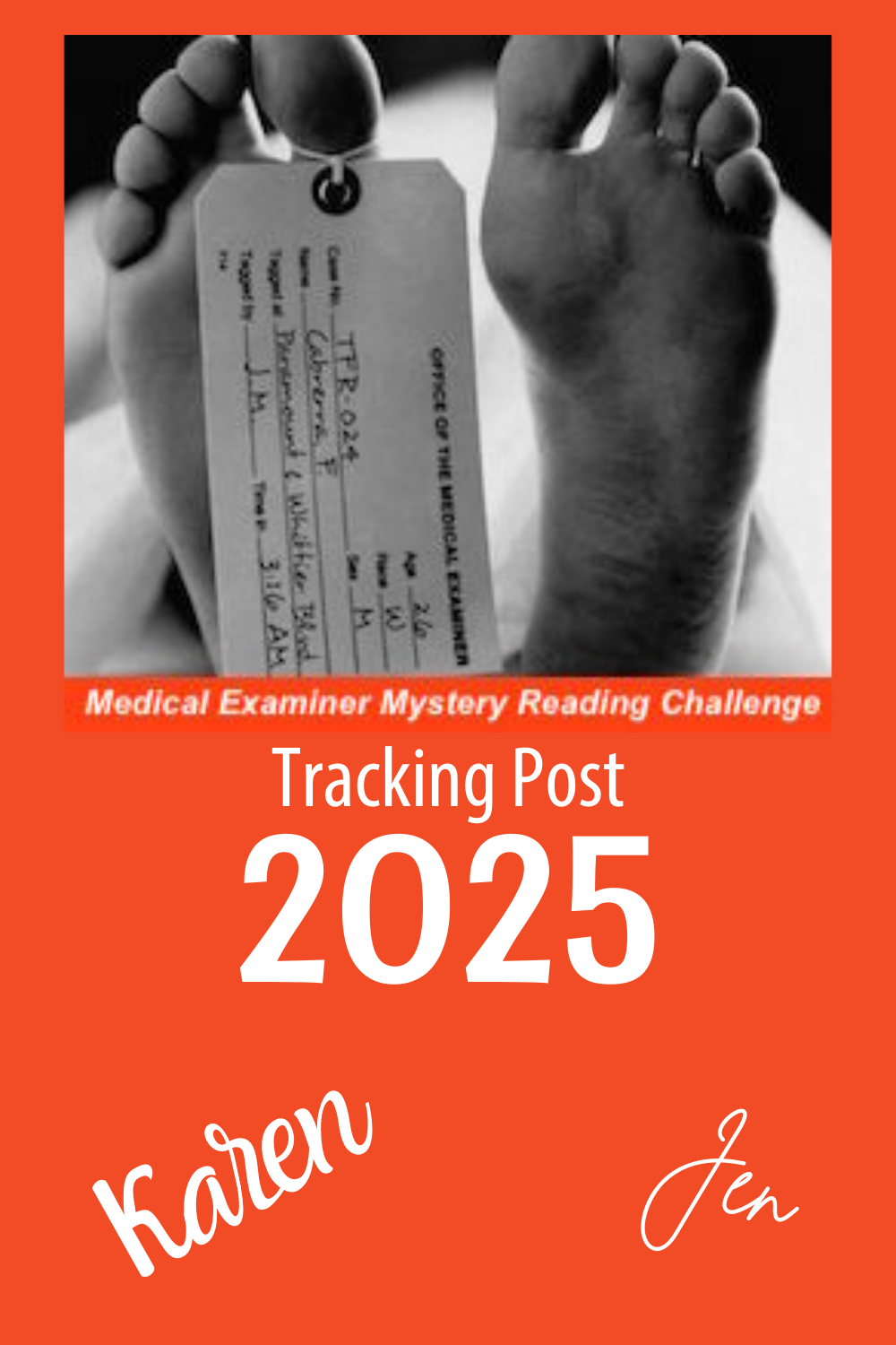 2025 Medical Examiner Reading Challenge Tracking