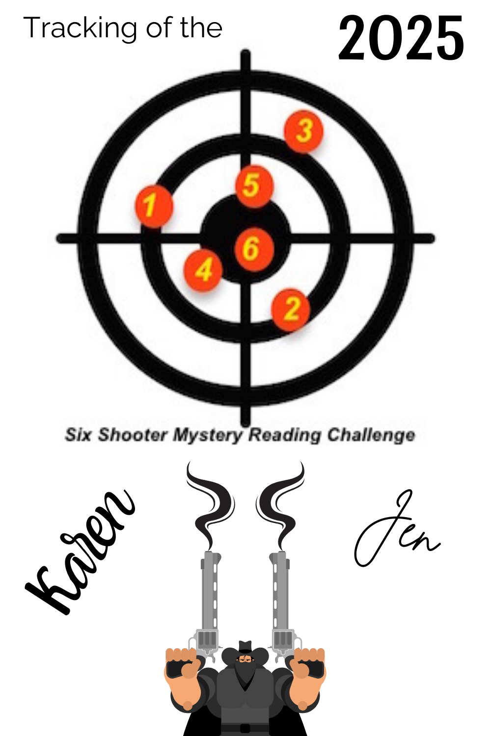 2025 Six Shooter Reading Challenge Tracking