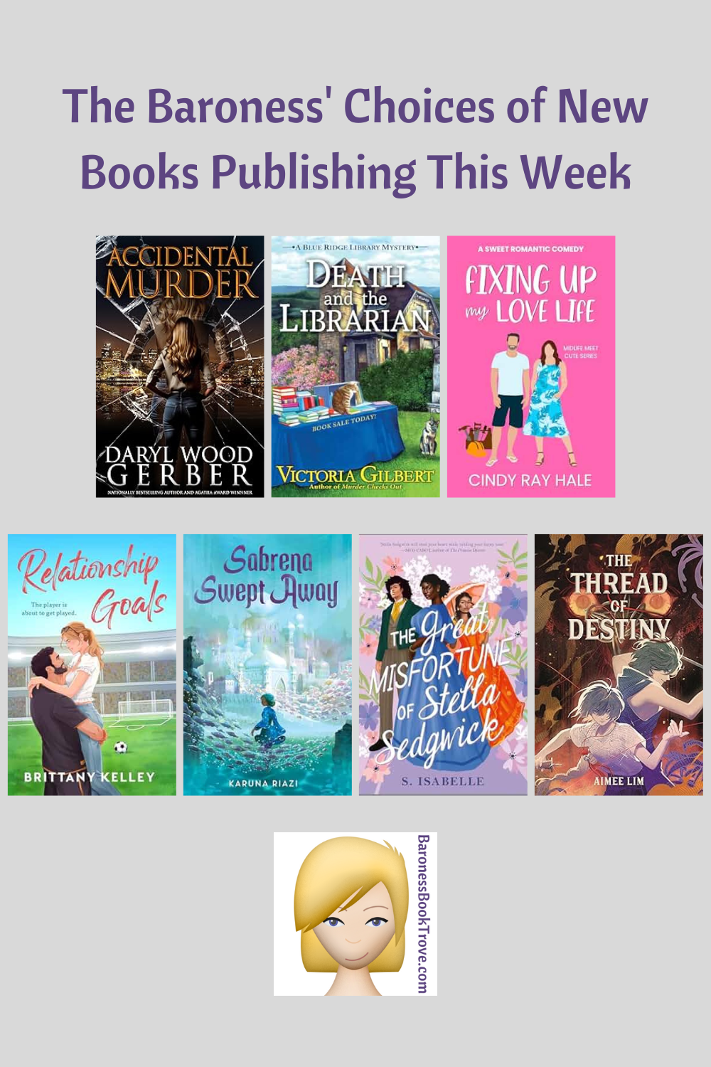 New Books Publishing Week 28 of 2025