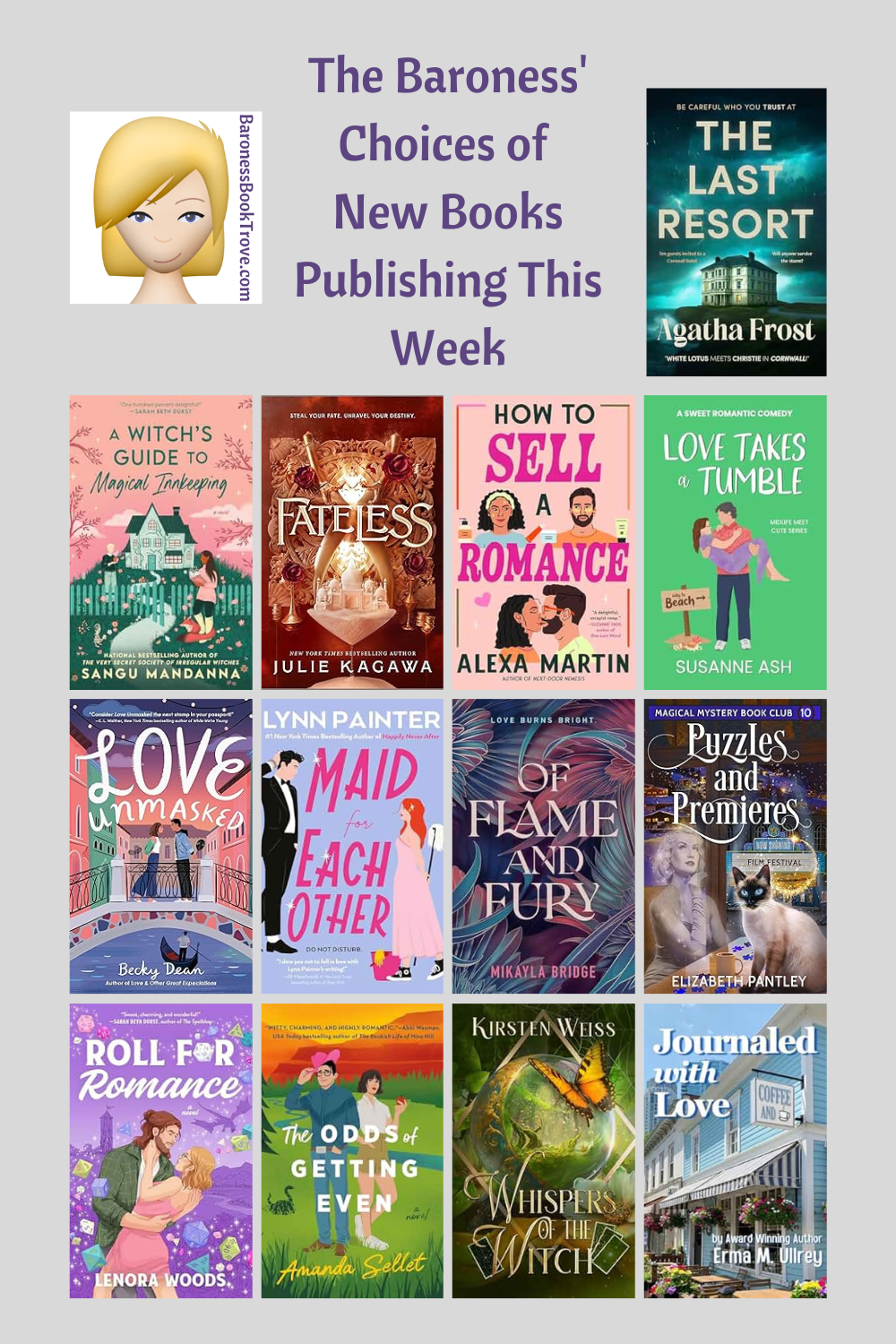 New Books Publishing Week 29 of 2025