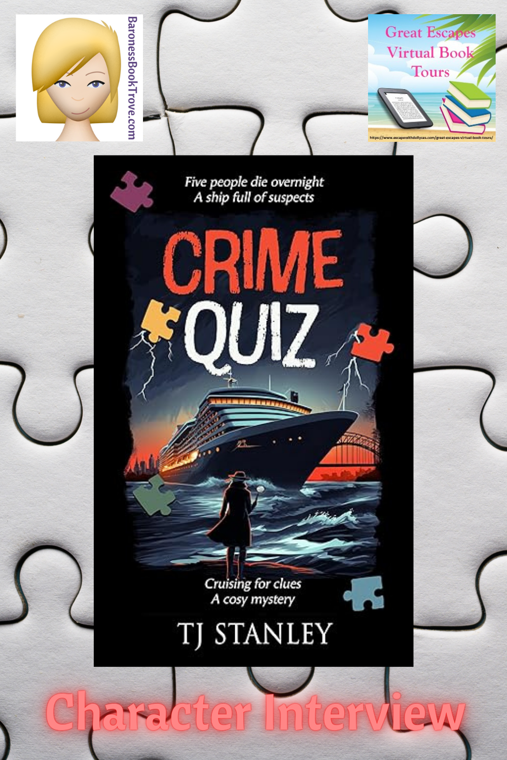 Crime Quiz by TJ Stanley ~ Character Interview