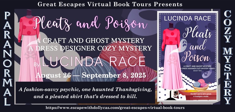 Pleats and Poison by Lucinda Race ~ Spotlight
