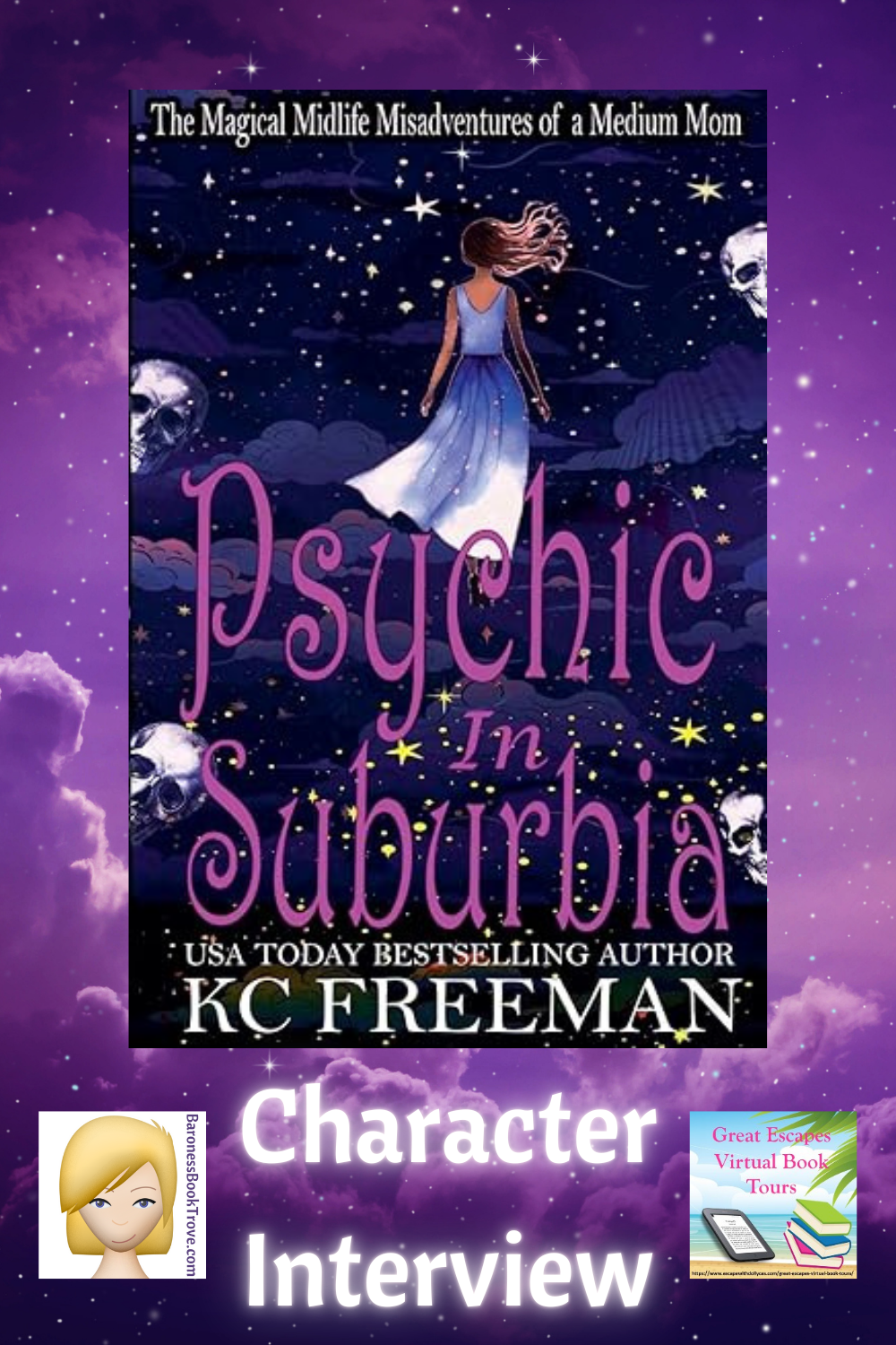 Psychic in Suburbia by KC Freeman ~ Character Interview