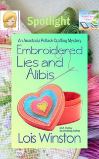Embroidered Lies and Alibis by Lois Winston ~ Spotlight